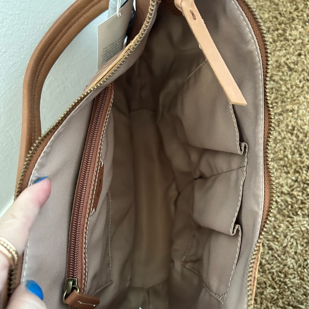 The Sak SEQUOIA Tobacco Embossed Hobo Bag NEW - Picture 10 of 11